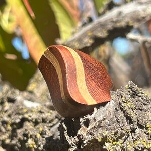 VINTAGE Wood ring|7.5